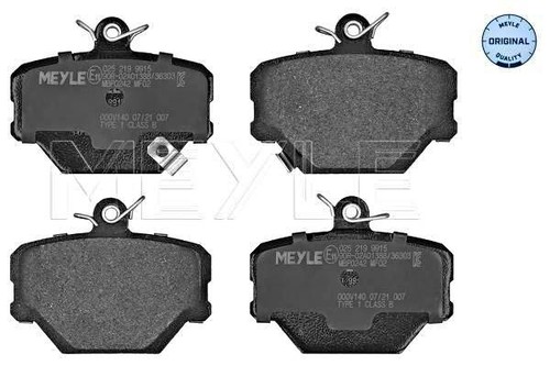 Front disc brake pad - pad, set