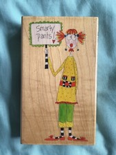 Smarty Pants #80411 Wooden Rubber Stamp Used A Couple Of Times RRP £10.99