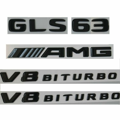 Gloss black letters gls63 - gls63, amg