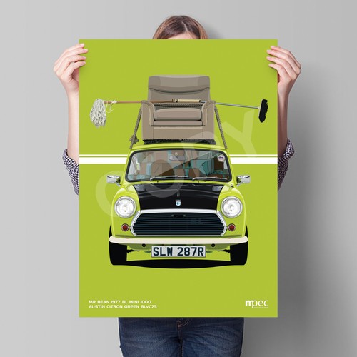 Bean mini poster - mr,