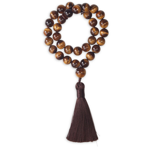 Tasbih yellow tiger eye - tasbih, 12mm