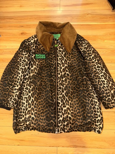 Barbour ganni leopard print - ganni,