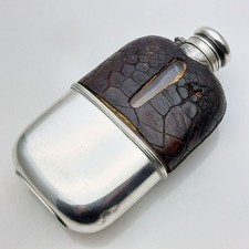 Antique James Dixon Hip Flask