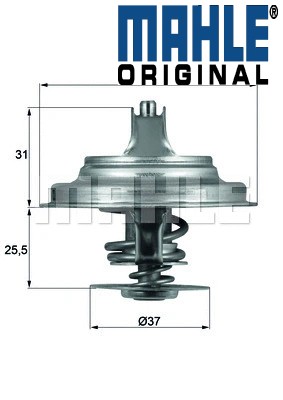 Thermostat 87d mahle i - tx,
