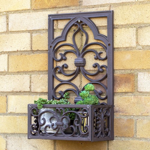 Cast iron scroll rectangle - cast,