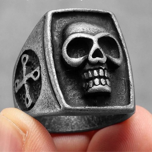 Men stainless steel - stainless, skull
