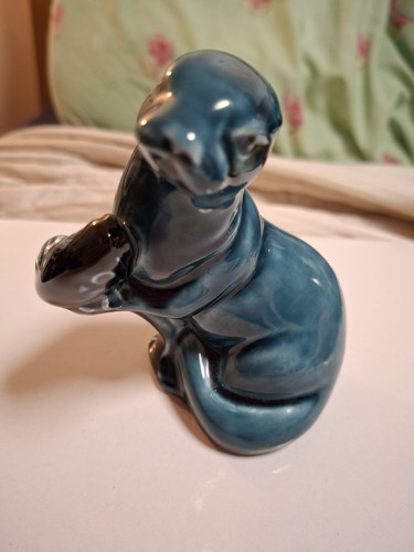 Vintage poole pottery blue - poole,