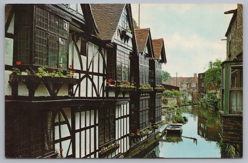 Postcard old weavers - postcard, pub