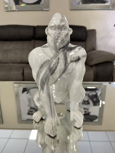 Grey white marble - white, effect