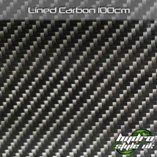 ROLLED - Lined Carbon 100cm