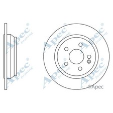 2x Brake Discs Solid For
