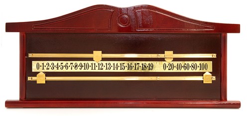 Ornamental snooker scoreboard - ornamental,
