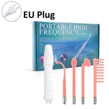 4in1 High Frequency Facial Machine Therapy Electric Wand Acne Treatment Beauty