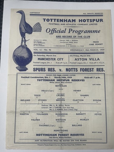 Tottenham hotspur reserves - hotspur,