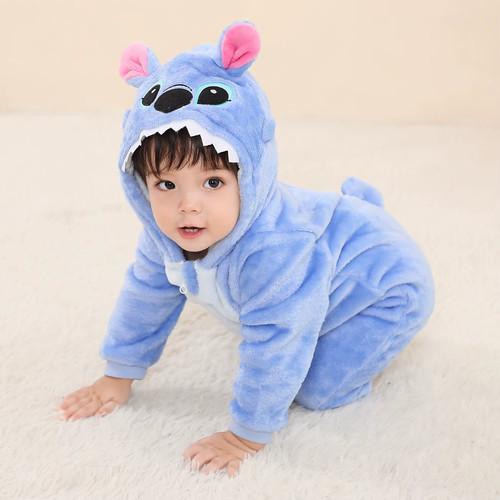 Baby kigurumi cartoon romper - baby,