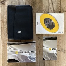 03-08 RENAULT SCENIC OWNERS HANDBOOK MANUAL + AUDIO & WALLET 2004 ref20568