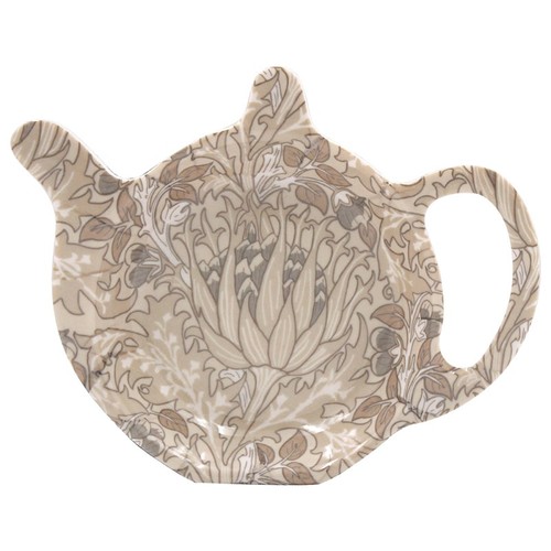 Teabag tidy cream floral - teabag,
