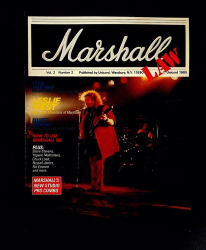 Marshall magazine 1985 leslie - marshall,