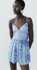 ZARA Women Printed Playsuit