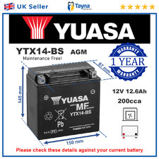 AGM Motorbike Battery for