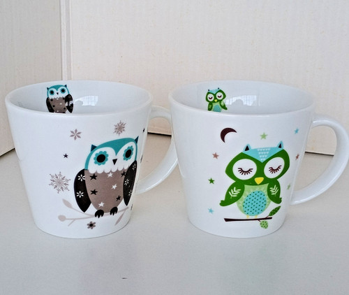 Ceramic bird mugs cups - mugs, /