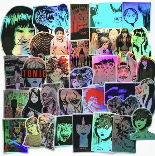 50pcs junji ito - junji, tomie