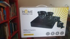 4-Camera CCTV Kit with Home Protector 1080P