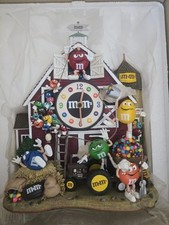 M & M's 2005 Danbury Mint  Farm Clock New In A Box