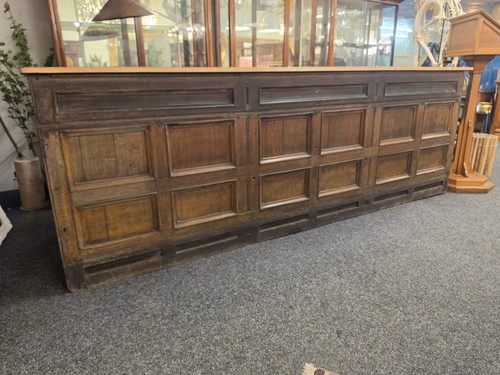 Large antique pine oak - oak, counter