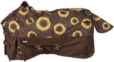 Miniature Horse Turnout Sheet - 1200D - Sunflower Print - 36" to 51"