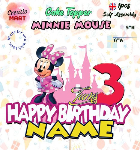 Personalised minnie mouse - personalised,