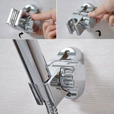 Universal Shower Head Holder Chrome Bathroom Bracket Home Wall Mount Adjustable
