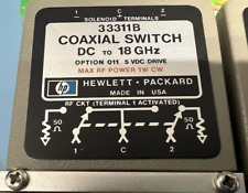 HP Agilent Coaxial RF & Microwave Switch 33311B DC-18GHz RF Relay