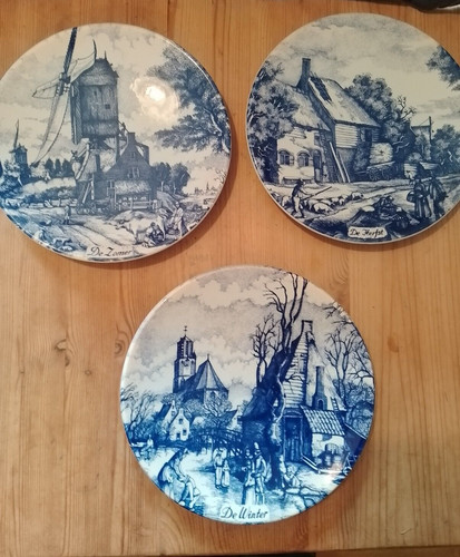 Vintage collectors plates - ,