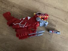 Power Rangers Dino Charge Red T-Rex Morpher Gun With T Rex Super Charger. R