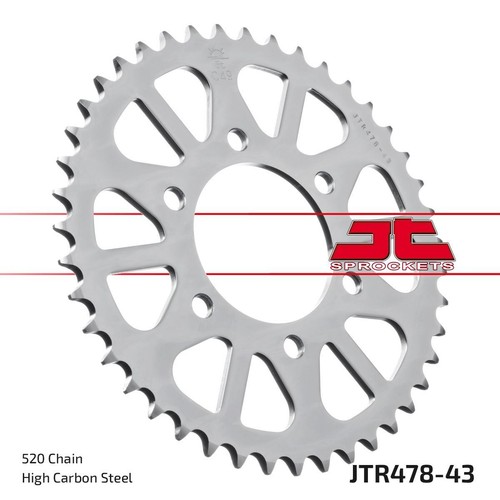 Steel rear sprocket - steel,