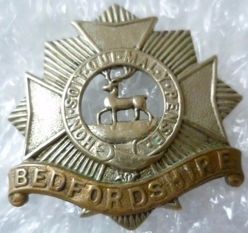 Ww2 bedfordshire regiment cap - ww2,