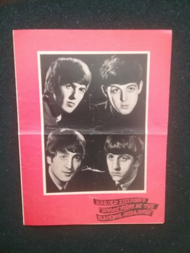 Old beatles concert programme - beatles,