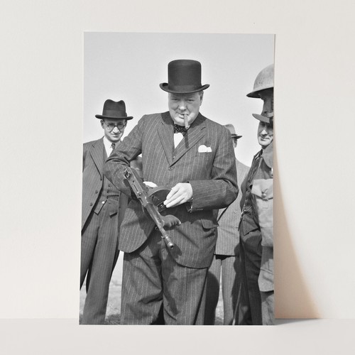 Winston churchill machine gun - churchill,
