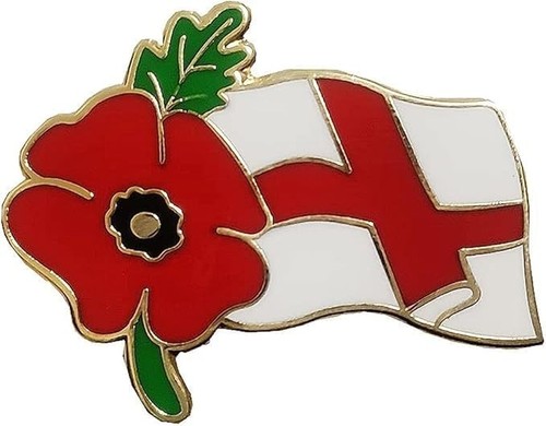 Purple poppy pin badge brooch - poppy,