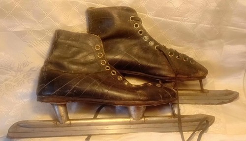 Vintage black leather - vintage, fagan