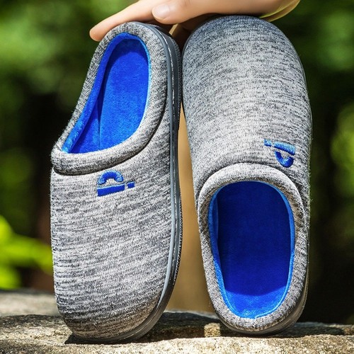Men embroidered slippers - men's,