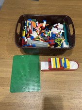 Joblot Of Lego Pieces Including Cargo Ship /figures Over 1.5kg In Weight .