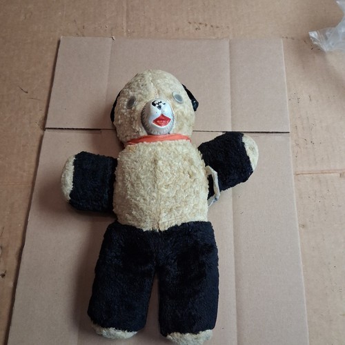 Vintage panda teddy bear 1940s - teddy,