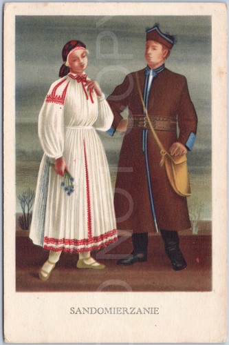 Sandomierz vintage postcard - vintage,