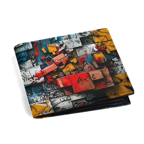 Vibrant graffiti art wallet - graffiti,