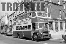 35mm Negative Exeter Corporation Leyland Titan Massey 97 DFJ897C c1968