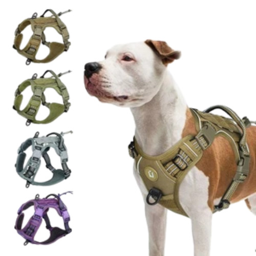 Military tactical dog - tactical, harness