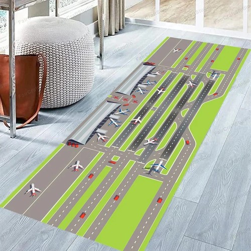 Green lawn airplane - green,