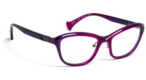 Cat eye purple eyeglasses - cat,